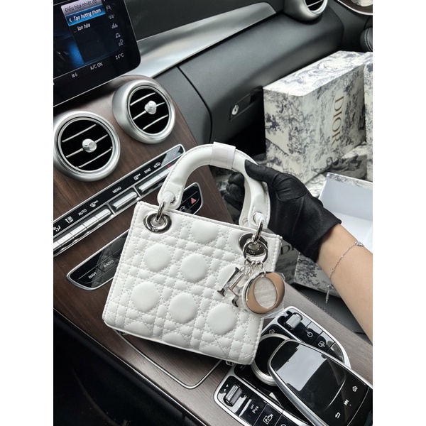 Túi dior lady 3 ô size 17 FULL BOX