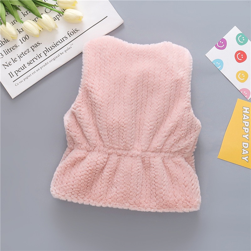 Áo Khoác Không Tay Thoải Mái Thời Trang Thu Đông Cho Bé Gái 1-5 Tuổi