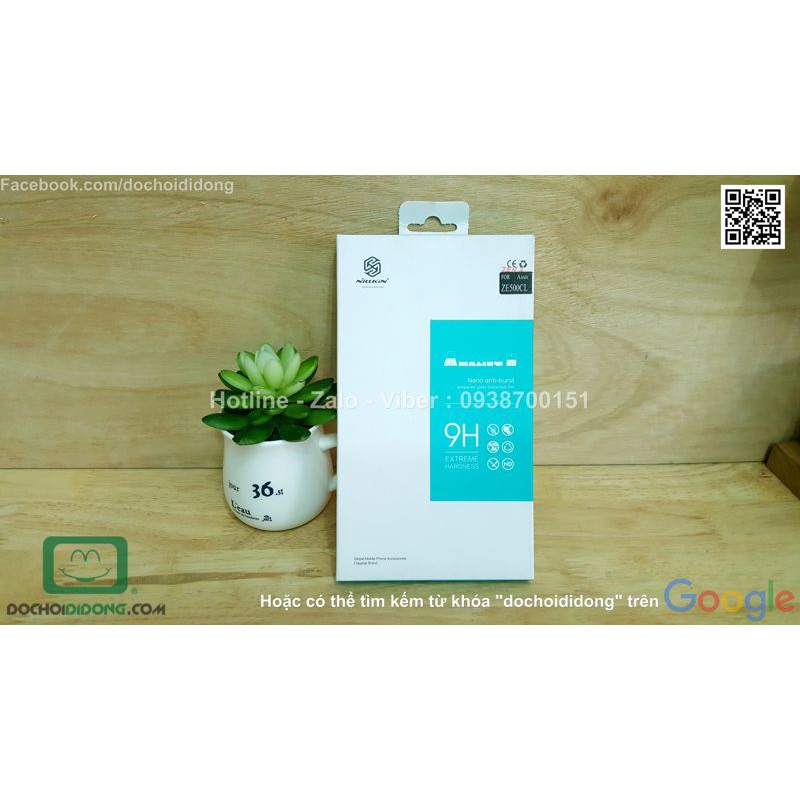 Miếng dán cường lực Asus Zenfone 2 ZE500CL Nillkin 9H