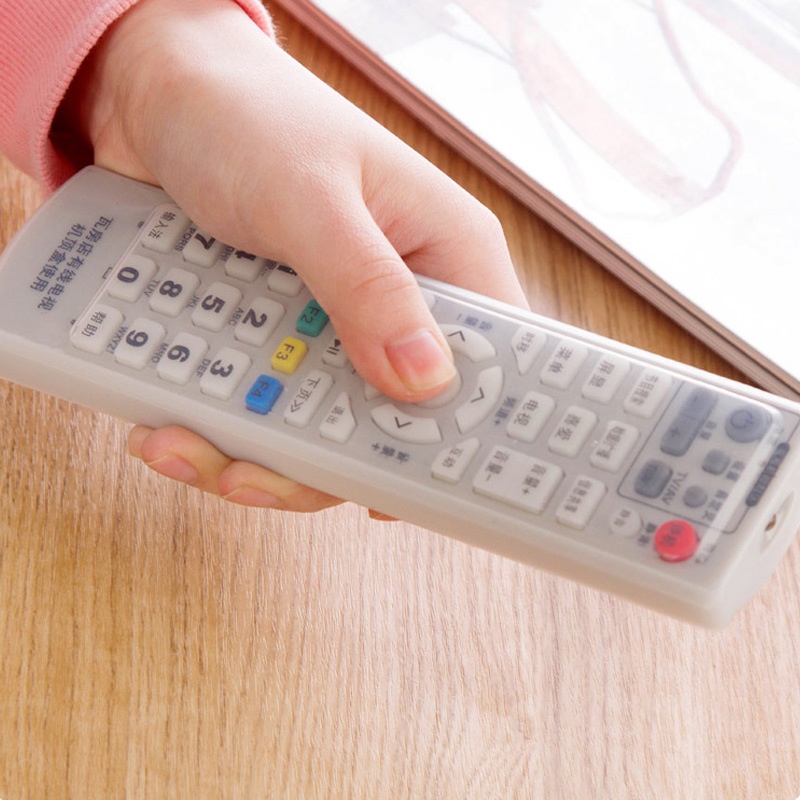 Vỏ Silicone Trong Suốt Bảo Vệ Cho Điều Khiển Từ Xa Của TV / Máy Lạnh Chống Thấm Nước Chống Bụi