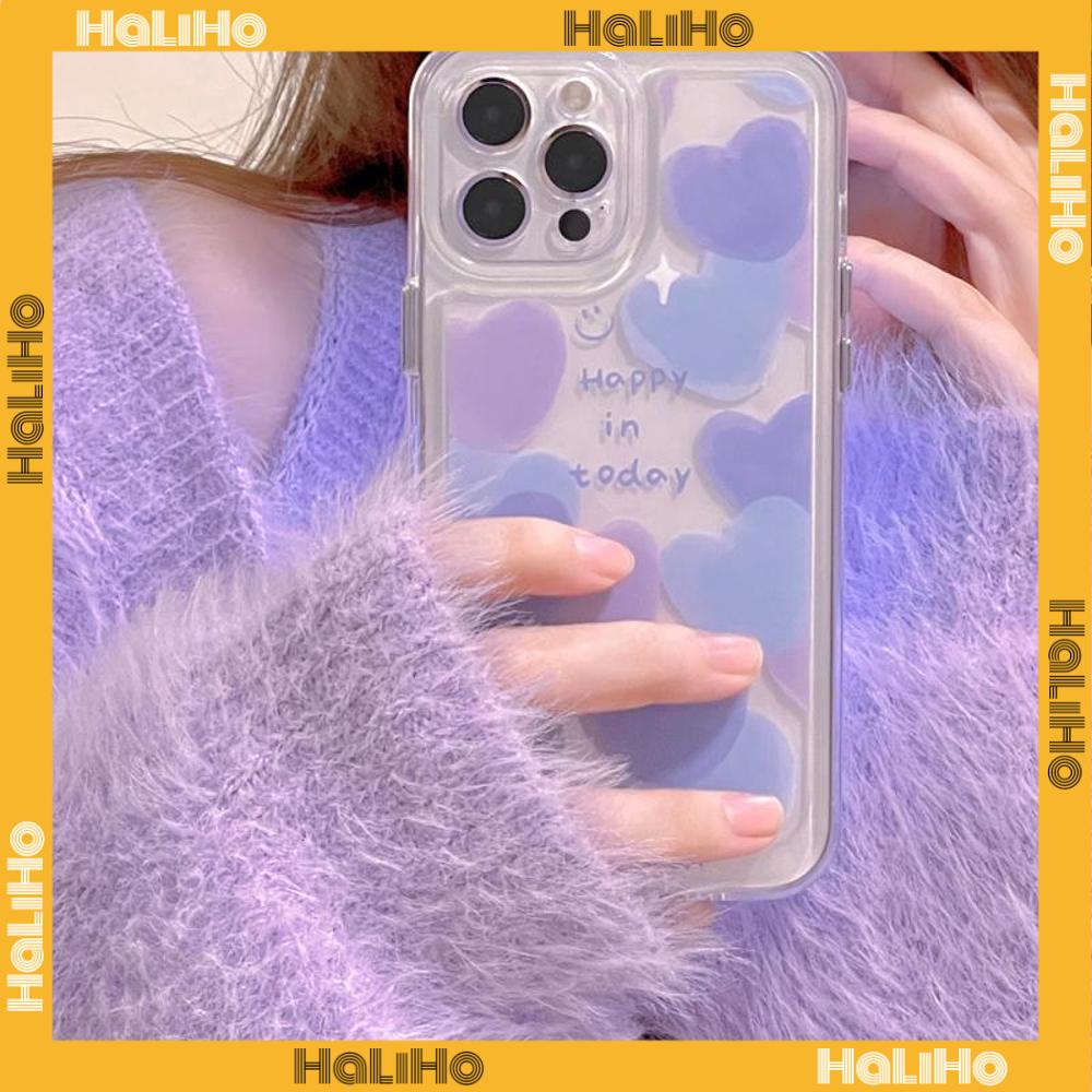 iPhone Case Clear Case Soft Thick TPU Shockproof Super Transparent Protection Camera Plating Button Purple Butterfly For iPhone 13 Pro Max iPhone 12 Pro Max iPhone 11 iPhone 7 Plus