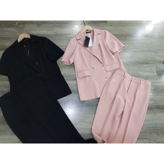 sét vest đẹp vero. moda ( đen, hồng)