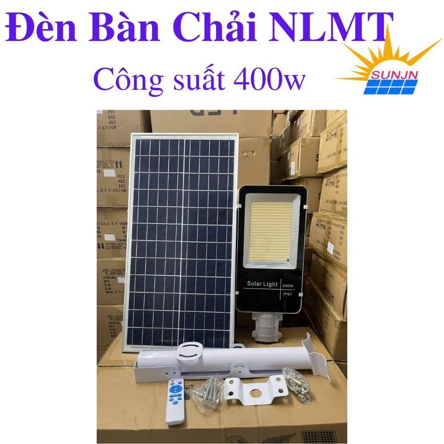 🍀 Đèn Bàn Chải Cao Cấp Solar Light - Công suất 400w🏆 Chuẩn IP67 🏆 BH 24 Tháng🏆