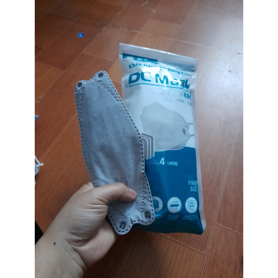 [Sale số lượng] Khẩu trang 4D DC Mask KF94 lọc bụi mịn, kháng khuẩn 4 lớp (10 cái/túi)