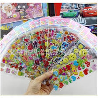 Sticker dán hoạt hình 3D nổi không thấm nước