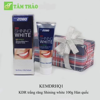 Kem đánh răng trắng răng Shining white 100g Hàn quốc 8801046895184
