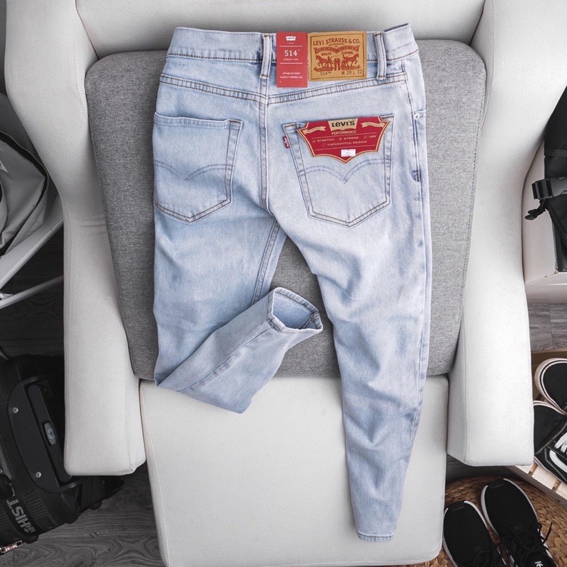 {VNXK} Quần jean nam ống đứng màu bạc | BigBuy360 - bigbuy360.vn