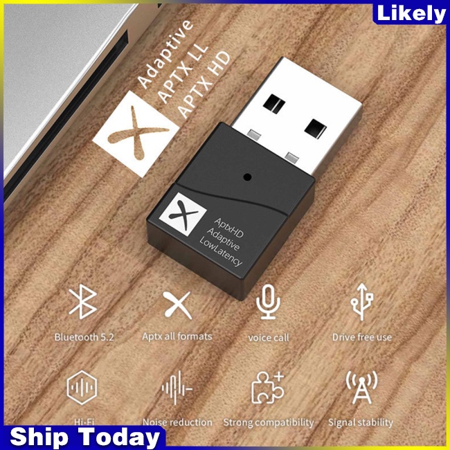 Usb Bluetooth 5.2 Hiệu Quả Thấp Có Mic Hỗ Trợ Gọi Điện Cho Switch