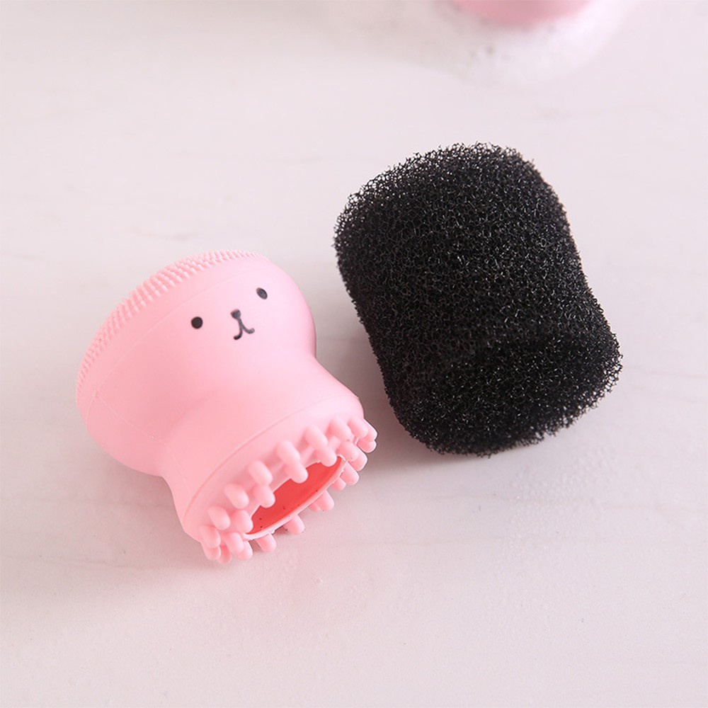 [Tổng Kho Sỉ] [CÓ VIDEO HDSD] Miếng Rửa Mặt Silicon Massage Nano BẠCH TUỘC Siêu Mềm