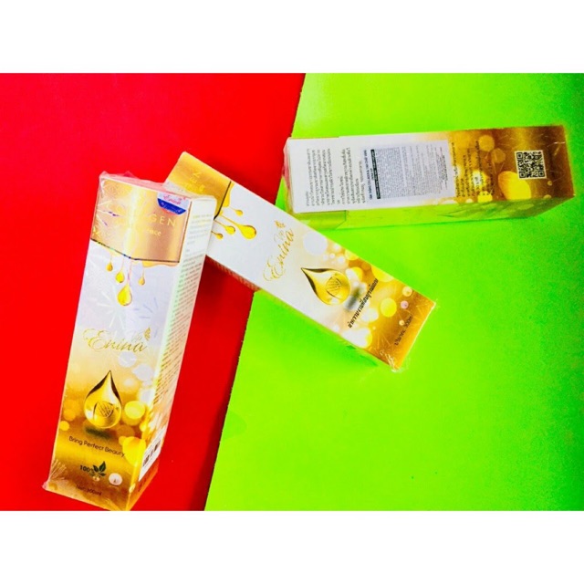 Tắm trắng da collagen và tinh chất vàng erina thái lan