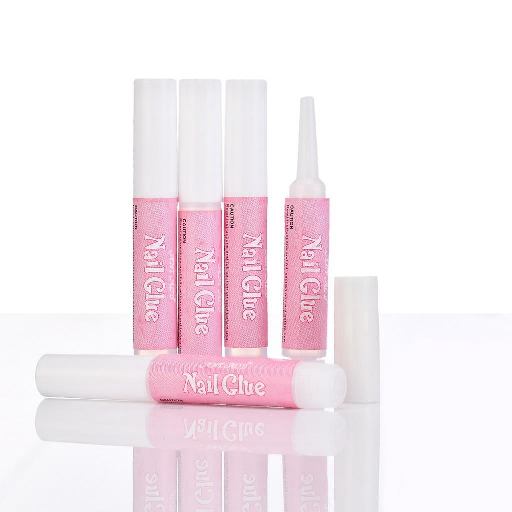 10 pcs Lọ keo dán móng tay giả nghệ thuật siêu dính tiện lợi