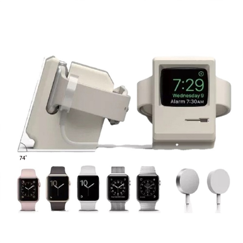 Giá Đỡ Điện Thoại / Đồng Hồ Bằng Silicon Để Bàn Tiện Dụng