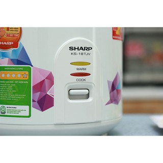 Nồi Cơm Điện Sharp 1.8 lít KS-18TJV