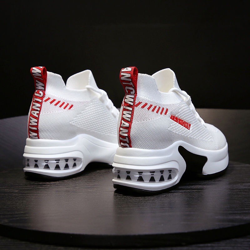 Giầy thể thao độn đế cao 7cm hàng có sẵn đế siêu nhẹ