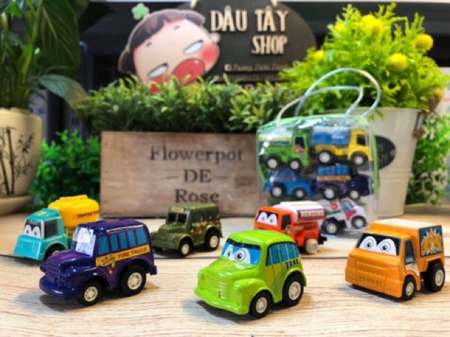 Giá sốc_Set 6 xe ô tô chạy đà cho bé