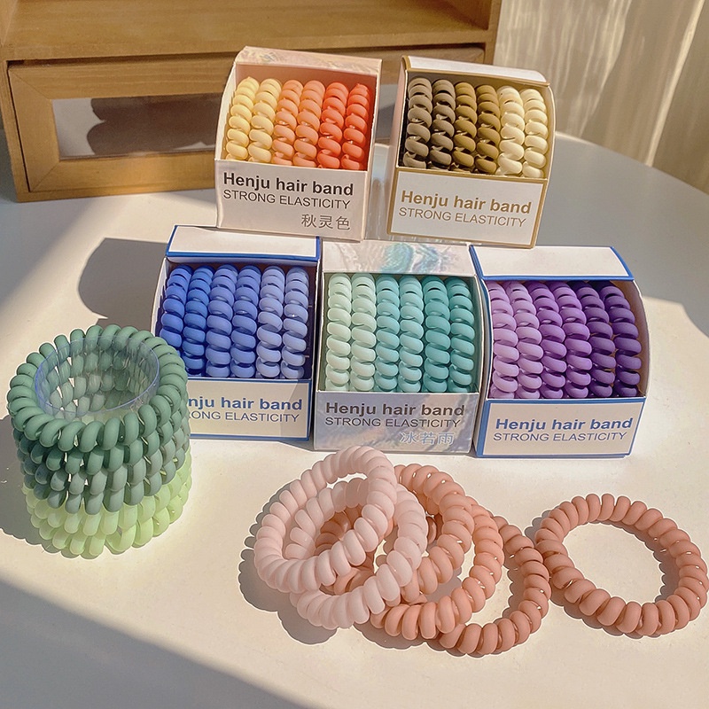 Set 6 dây cột tóc lò xo