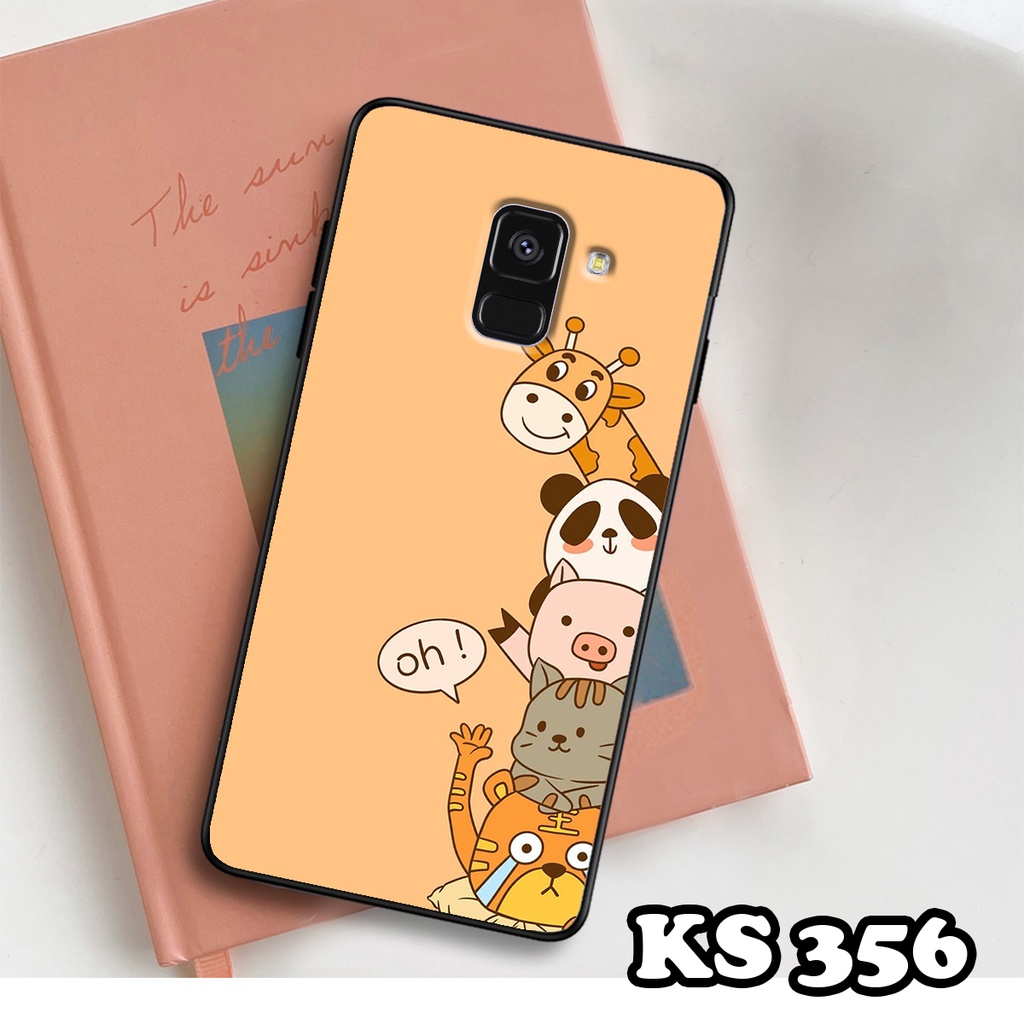 Ốp lưng Samsung A8 2018 - A8 Plus - A8 Star - Ốp Samsung in hình Cat&amp;Bear đáng yêu - Chất liệu TPU siêu bền, bảo vệ máy