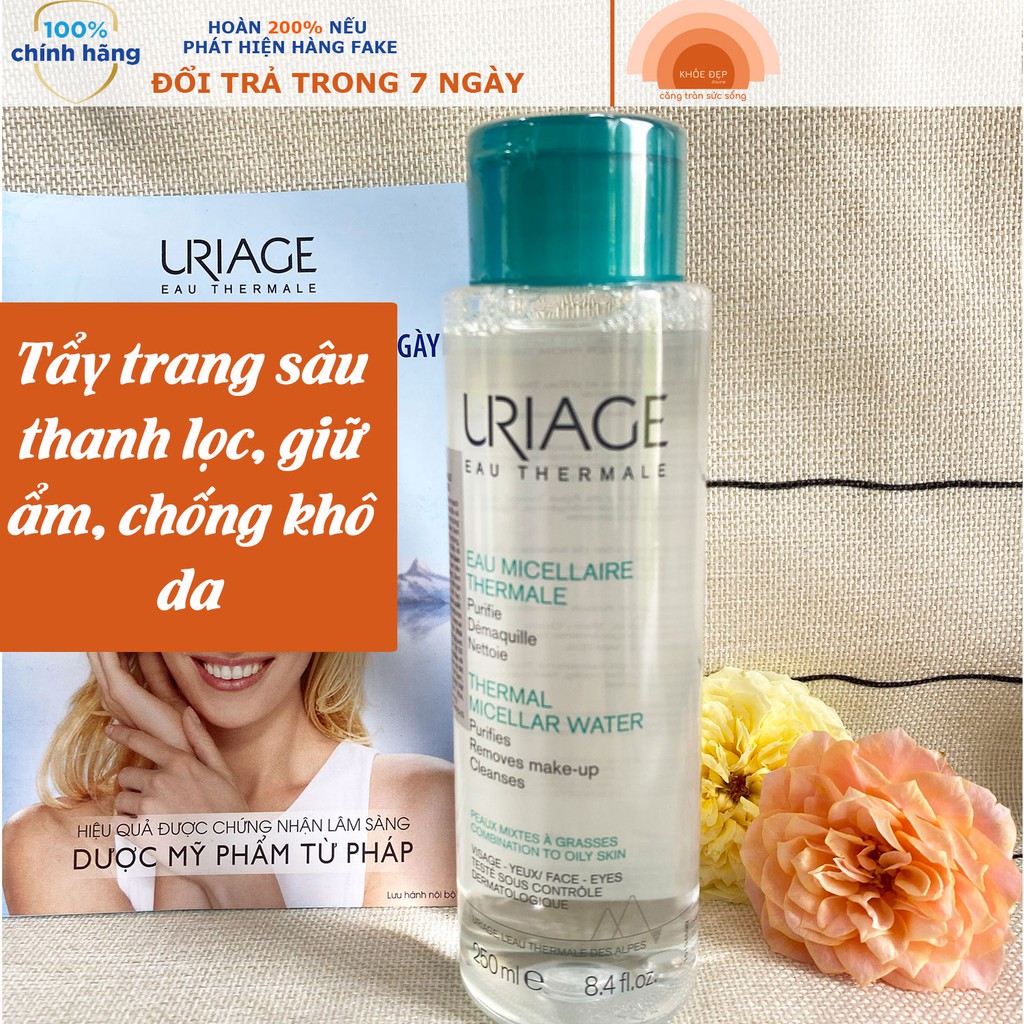 [CHÍNH HÃNG] Nước tẩy trang dành cho da dầu, da hỗn hợp EAU MICELLAIRE THERMALE PMG