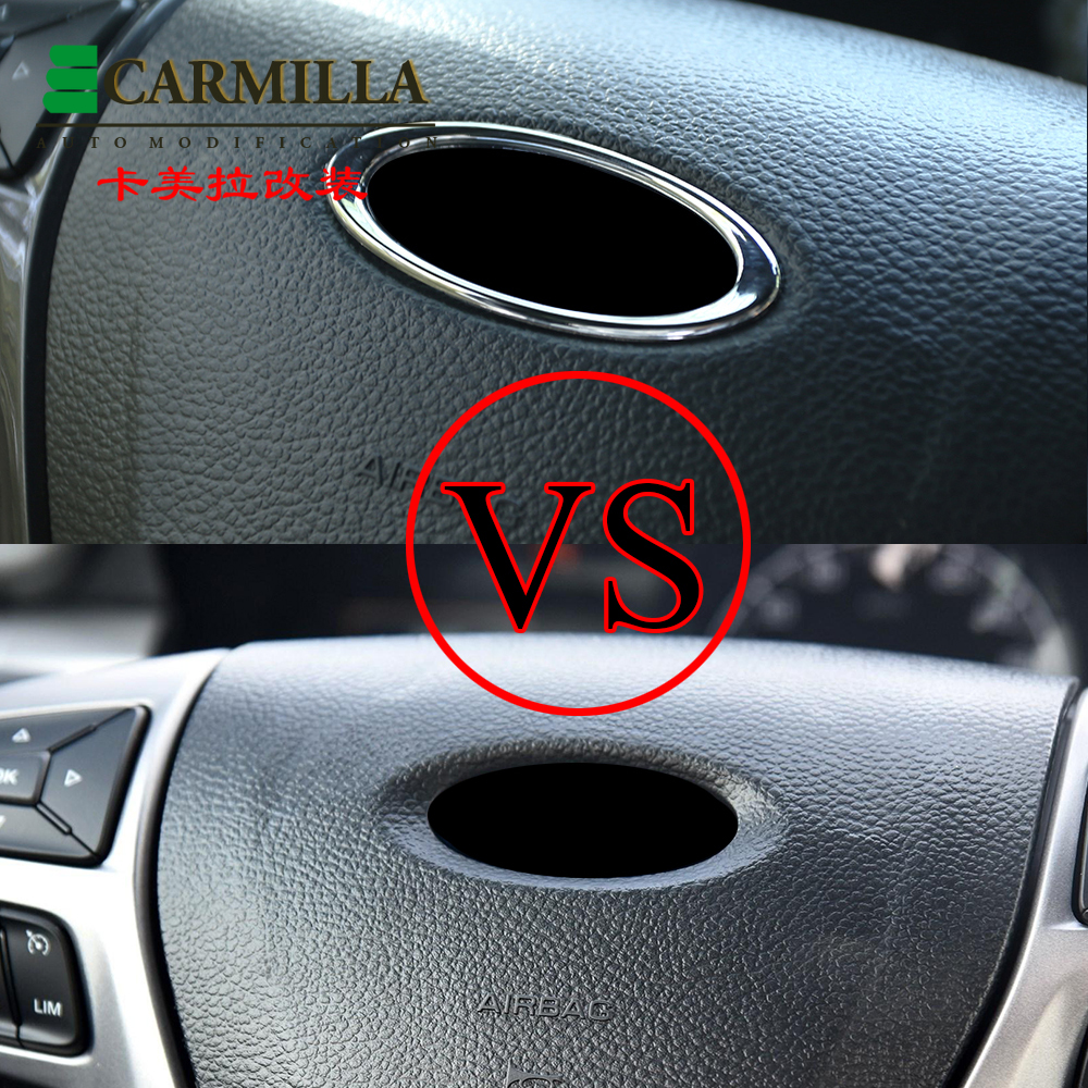 Sticker trang trí vô lăng xe hơi Ford Everest Explorer Ranger 2015 2016 2017