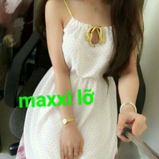 Đầm maxi lỡ.