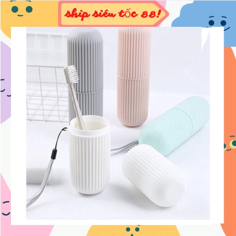 Hộp đựng bàn chải, kem đánh răng du lịch mẫu mới 88077 ship siêu tốc88