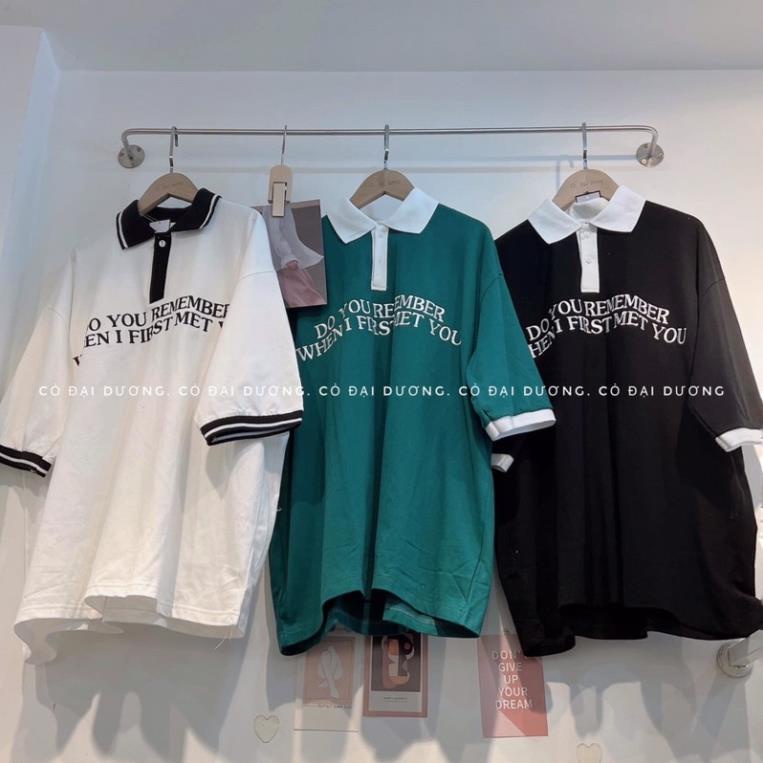 [NEW] Áo polo phối unisex in chữ Do You áo thun có cổ nam nữ chất cotton cá sấu mềm và mát