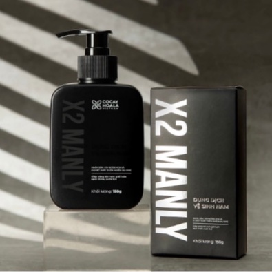 Gel Vệ Sinh Nam Giới X2 Manly Cocayhoala - Dung dịch vệ sinh làm sạch sâu, Giúp trẻ hóa cậu nhỏ với dung tích 150ml