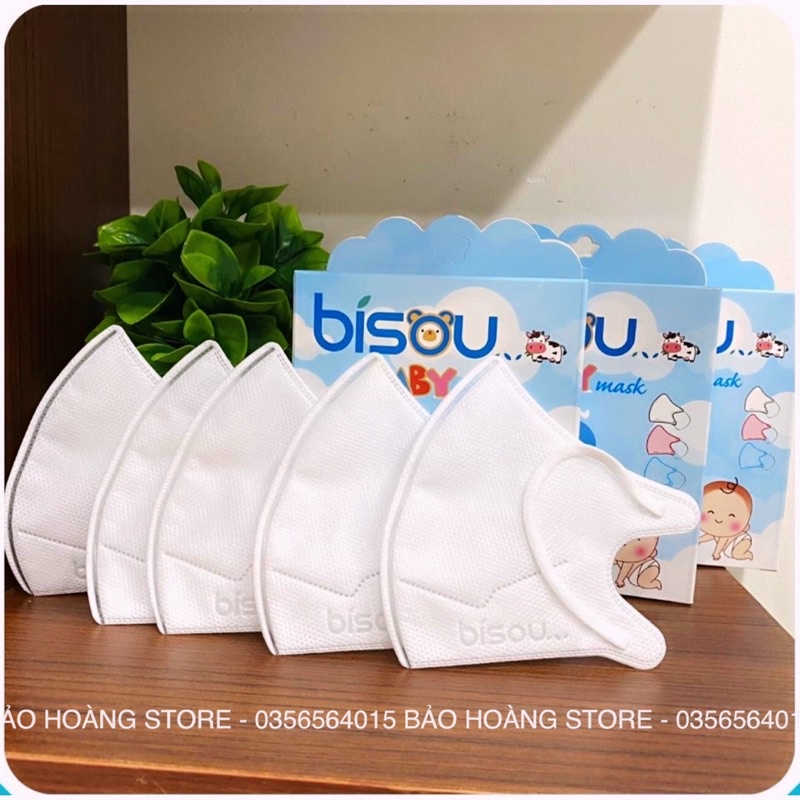 Khẩu Trang 5D Bísou Baby Mask Dành Cho Trẻ Từ 1-3T - Khau Trang 5D