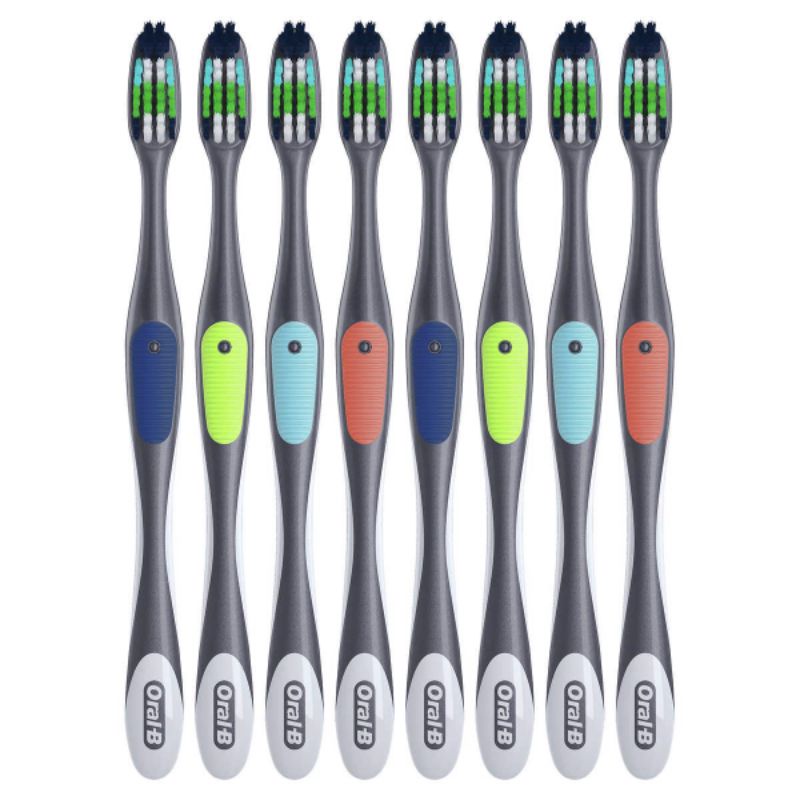[Hàng Mỹ] Set 08 Bàn Chải Đánh Răng Oral-B CrossAction Advanced Toothbrushes, Max clean