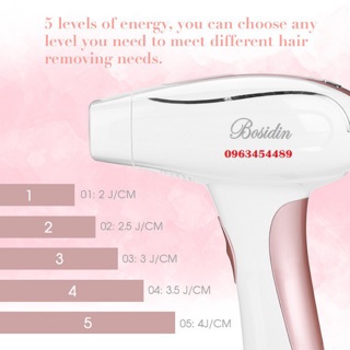 Máy triệt lông trẻ hóa da bosidin d-1119 chính hãng