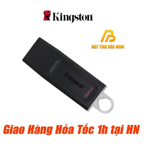 USB 3.2 Gen 1 Kingston DataTraveler Exodia DTX 32Gb DTX/32GB thời trang với nắp bảo vệ và móc khóa màu sắc