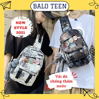 TÚI ĐEO CHÉO ĐEO VAI MINI THỜI TRANG NAM NỮ UNISEX PHONG CÁCH BALO MÀU LOANG