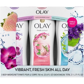 Set sữa tắm Olay Mỹ 3 màu