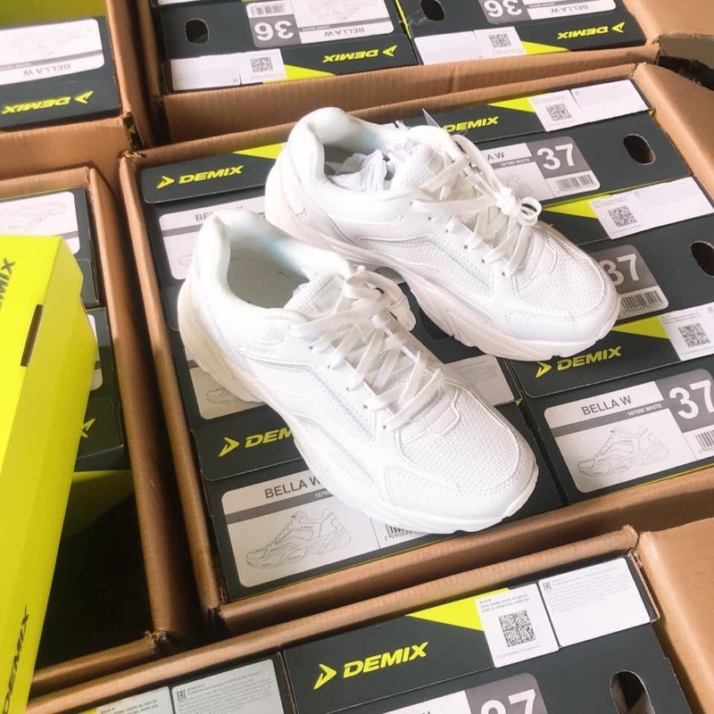 Giày thể thao nữ trắng chính hãng siêu nhẹ