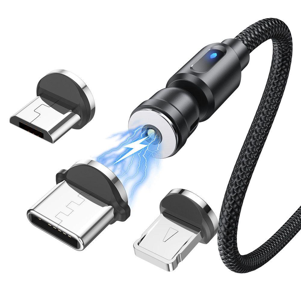 Cáp Sạc Xoay 540 Độ Cổng USB Type C Cho Điện Thoại