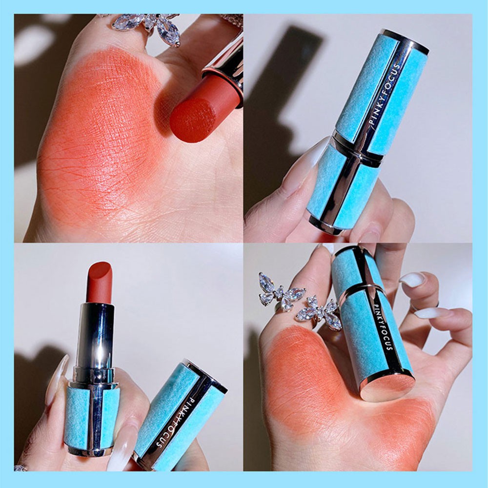 (Hàng Mới Về) Bộ Mỹ Phẩm Trang Điểm Gồm Son Môi + Bút Kẻ Mắt + Mascara + Bút Kẻ Mắt Thương Hiệu Pinkyfocus | BigBuy360 - bigbuy360.vn