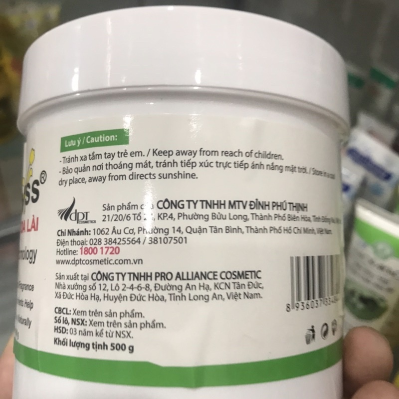 Kem Hấp Dầu O'nalyss Hoa Lài - Hũ 500g