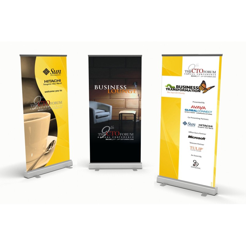 Standee Cuốn Nhôm hàng chuẩn xịn