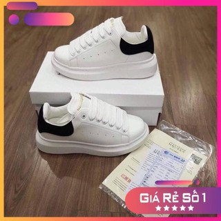Giày thể thao nam nữ 🔴 mcq gót nhung dây lụa 🔴 siêu hot 2021