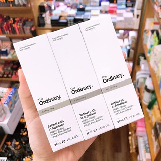 Tinh Chất The Ordinary Retinol 0,2 % - 0,5% - 1% In Squalane - Tinh Chất Chống Lão Hoá, Cấp Ẩm Da