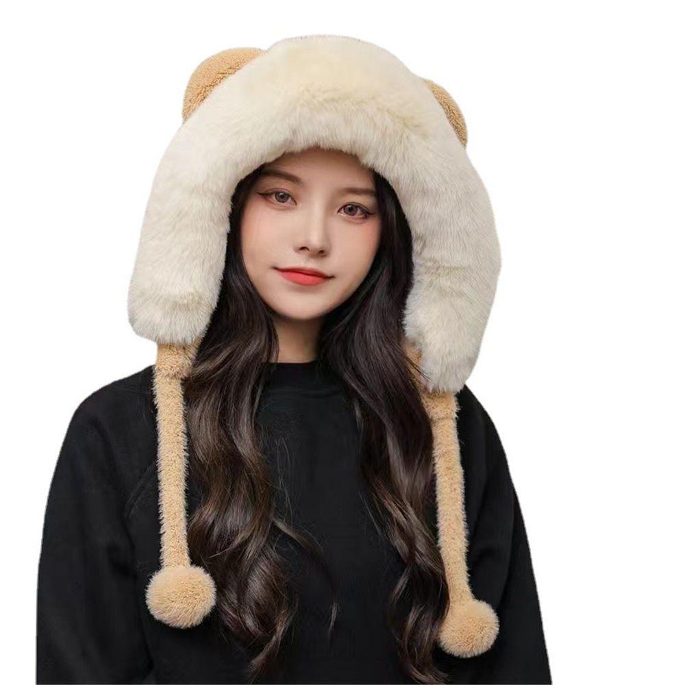 Mũ Beanie Vải Bông Giữ Ấm Mùa Đông Thời Trang