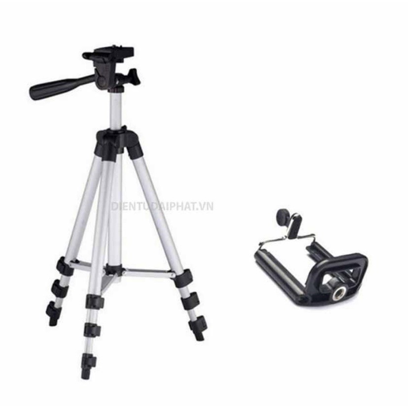 ( Deal) Chân kẹp điện thoại chụp hình 3 chân Tripod TF-3110