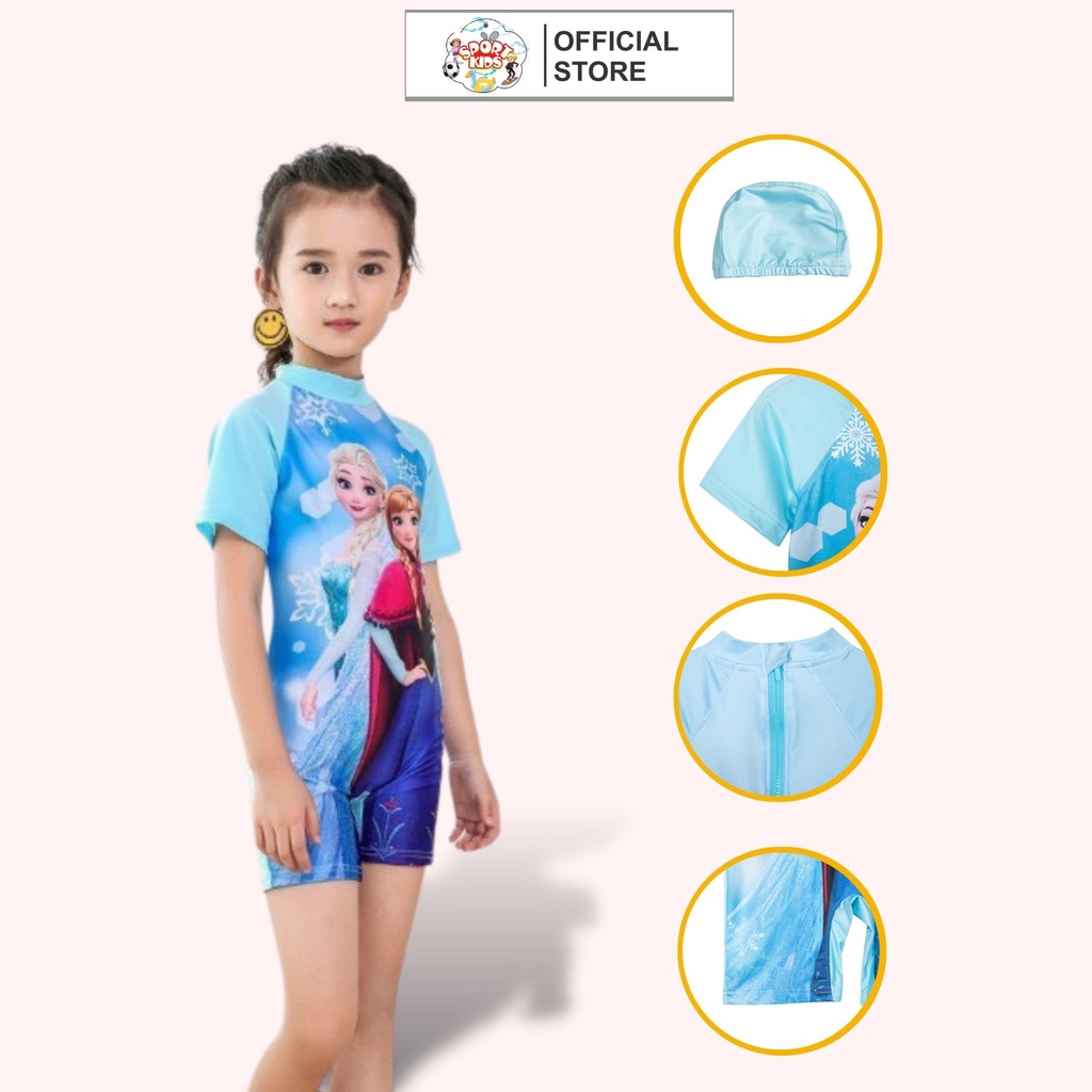 Đồ Bơi Liền Thân Sportkids Cho Bé trai và Bé Gái Từ 4 -10 Tuổi