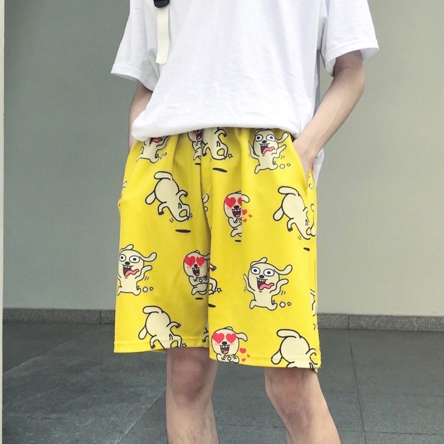 Quần đùi hoạt hình hoạ tiết siêu cute - quần đùi cartoon hot hit | BigBuy360 - bigbuy360.vn