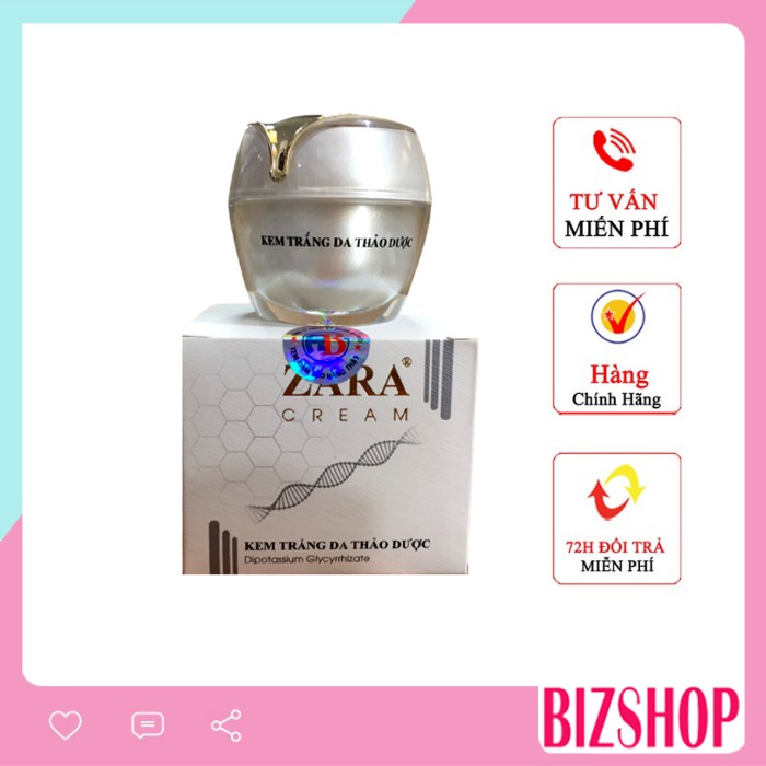 Kem dưỡng da thảo dược Zara dưỡng ẩm, bổ xung Collagen, giúp da trắng sáng tự nhiên 12g