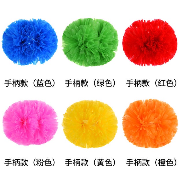 Đạo Cụ Hoa Cầm Tay Quay Bóng Hoa Màu Vàng Dùng Cổ Vũ Nhảy Múa