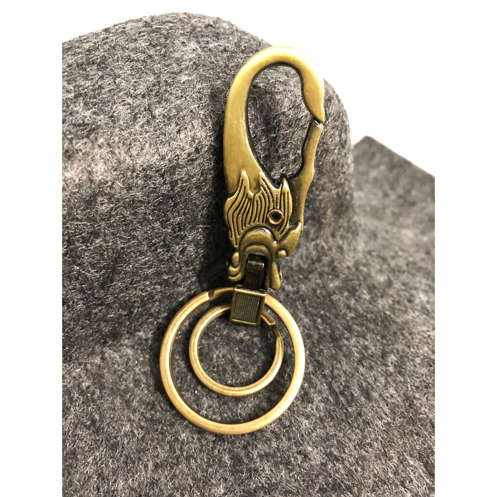 Móc khóa Dragon Antique móc chìa khóa cao cấp kiểu dáng cổ điển Âu Mỹ Phặn Phặn