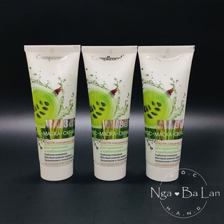Sữa rửa mặt+ tây tế bào chết+ mặt nạ compliment hàng nội địa nga
