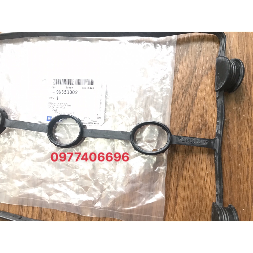 Gioăng nắp giàn cò xịn GM chính hãng Nubira/ Lacetti 1.6/Cruze 1.6 - Mã phụ tùng 96353002