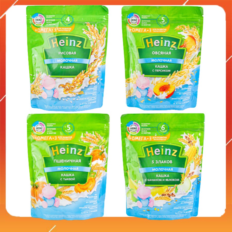 Bột Ăn Dặm HEINZ Nga Gói 200g [Date 2022]